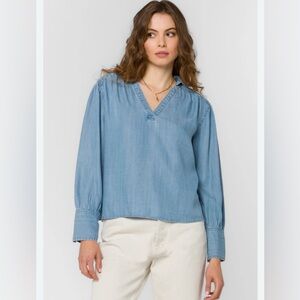 Tencel Beretta Classic Top 100% Blue by VELVET HEART Women’s Large